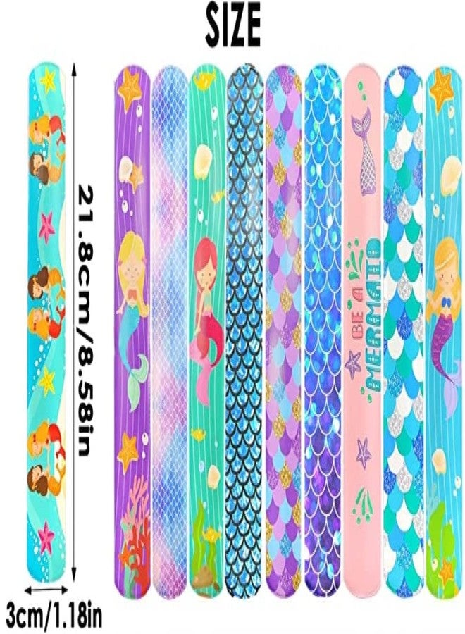 سنابترون مجموعة هدايا سنابترون بتصميم حورية البحر لأعياد ميلاد الأطفال - 12 سوارًا بتصميم حورية البحر لحفلات الأطفال - أفضل هدايا أعياد الميلاد للأطفال والفتيات - Image 3